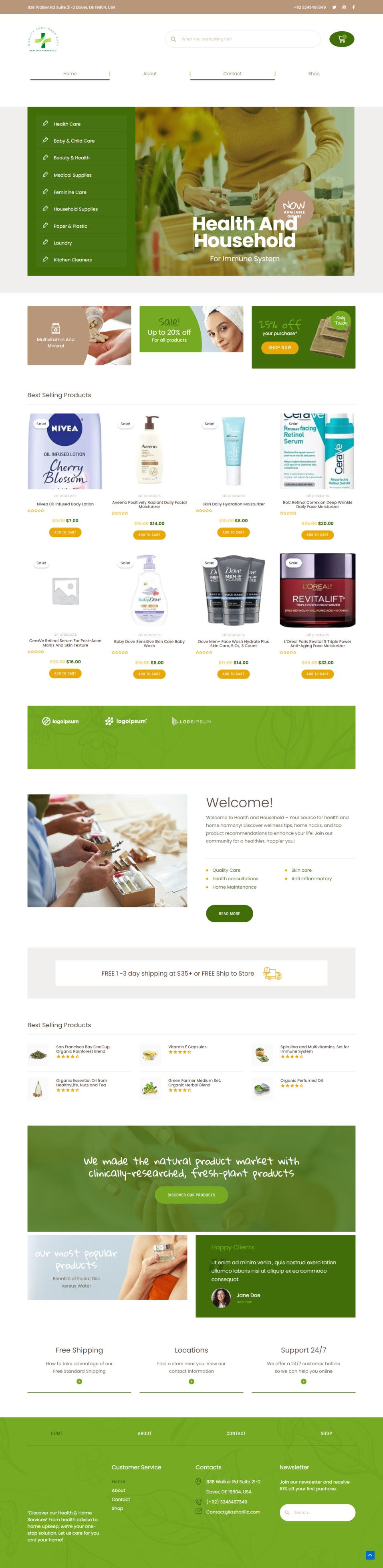 Health and Household Screenshot